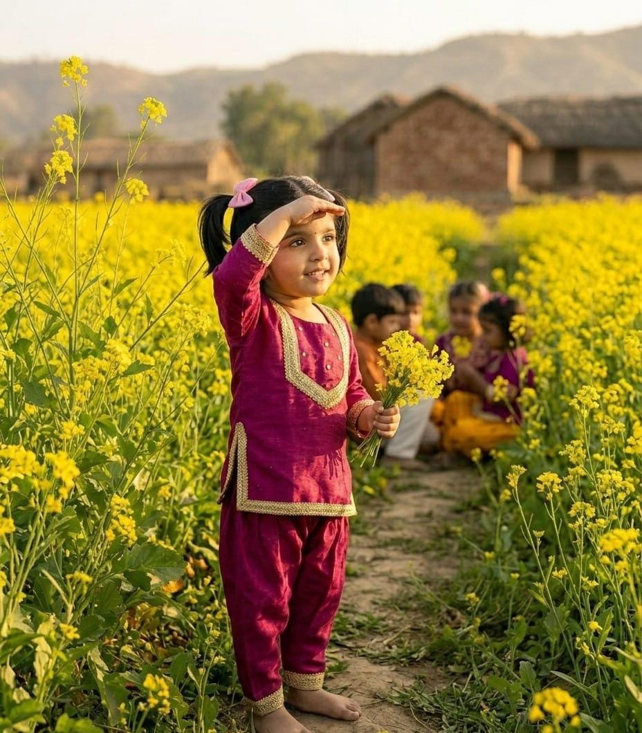 Royal Magenta & Gold Traditional Kurta Patiala Set for Girls