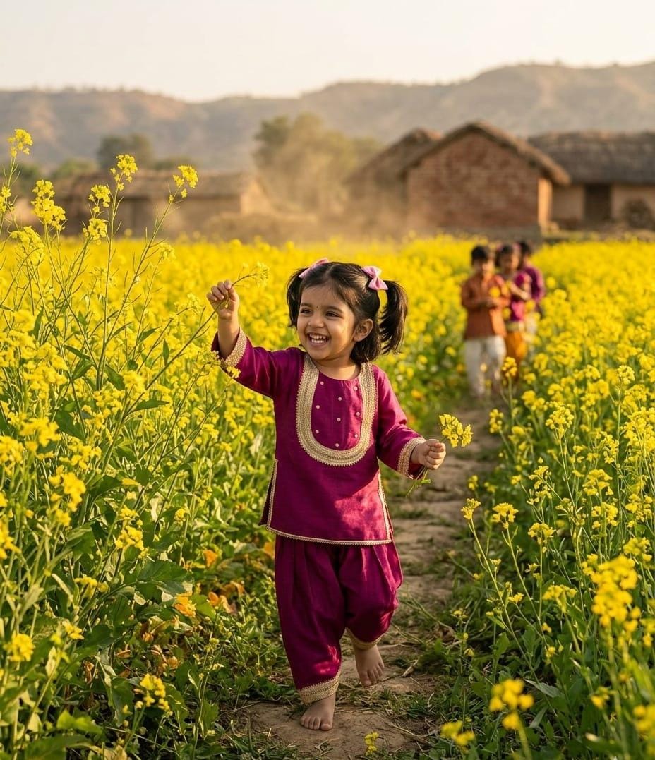 Royal Magenta & Gold Traditional Kurta Patiala Set for Girls