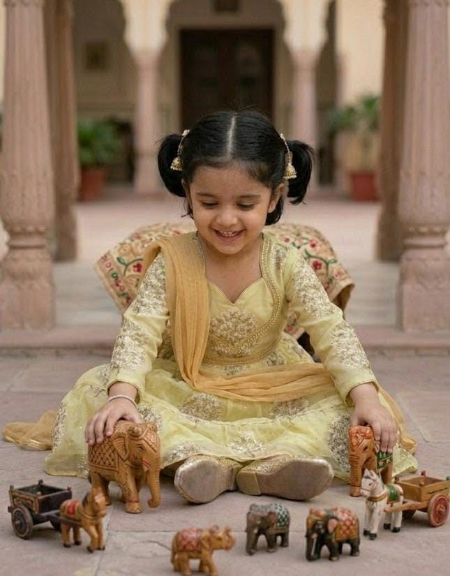 Girls Pastel Green Embroidered Lehenga Choli with Dupatta