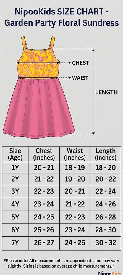 Garden Party Floral Sundress – Bright Yellow & Pink Two-Tone Co-ord Vibe